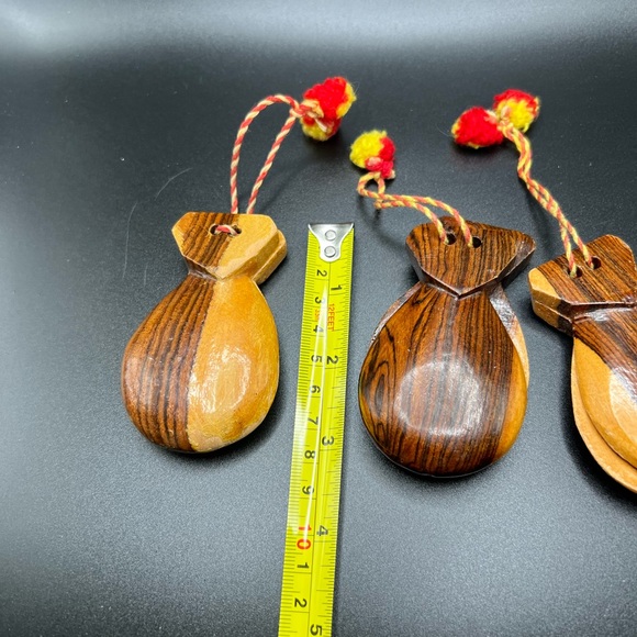vintage Mexico wood castanets! Made from high-quality materials - Picture 5 of 8